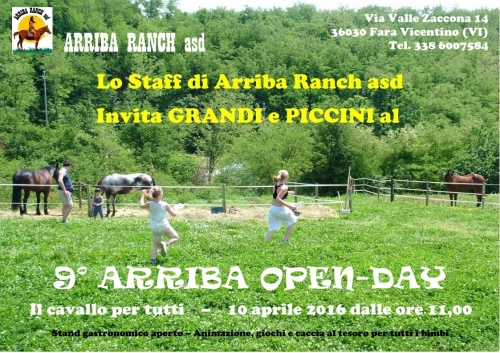 10/04/2016: 9° Arriba Open-day - Arriba Ranch asd